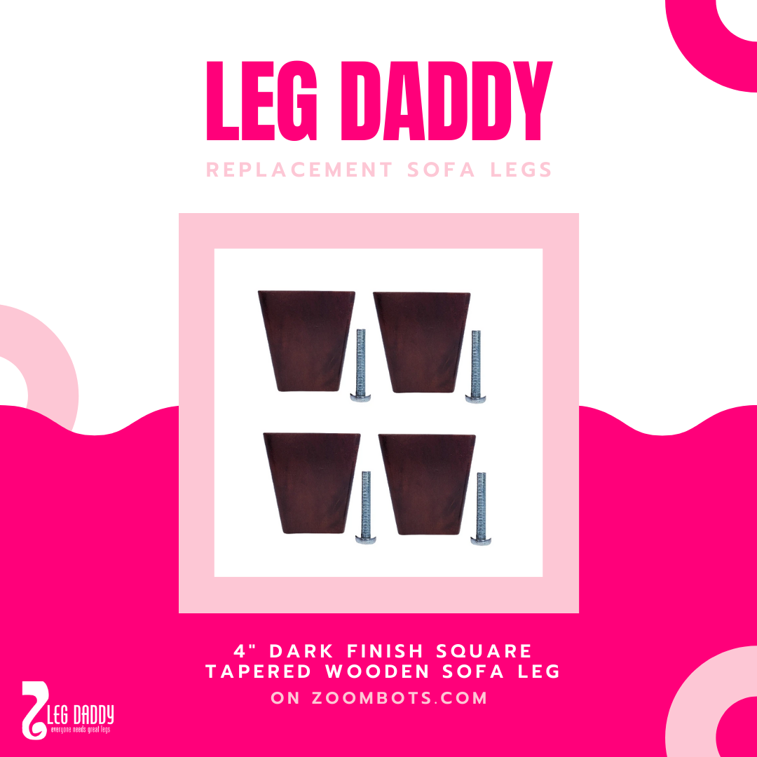 The Ltd. Lifetime Policy covers manufacturing defects in all Leg Daddy® sofa legs. 