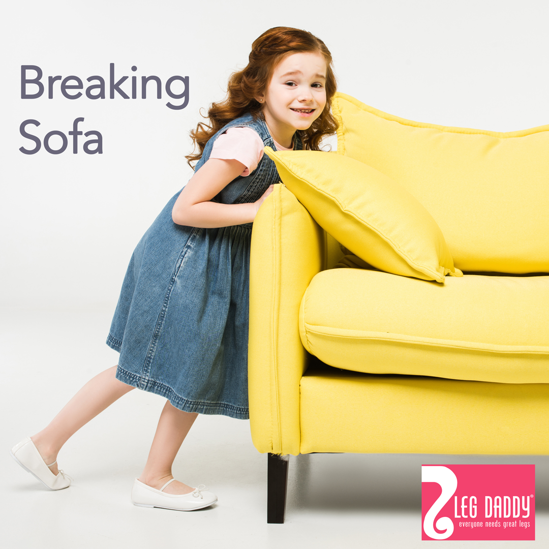 The Ltd. Lifetime Policy covers manufacturing defects in all Leg Daddy® sofa legs. 
